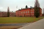 Restad Gård. Administrationshuset och hus 19 från hus 78.