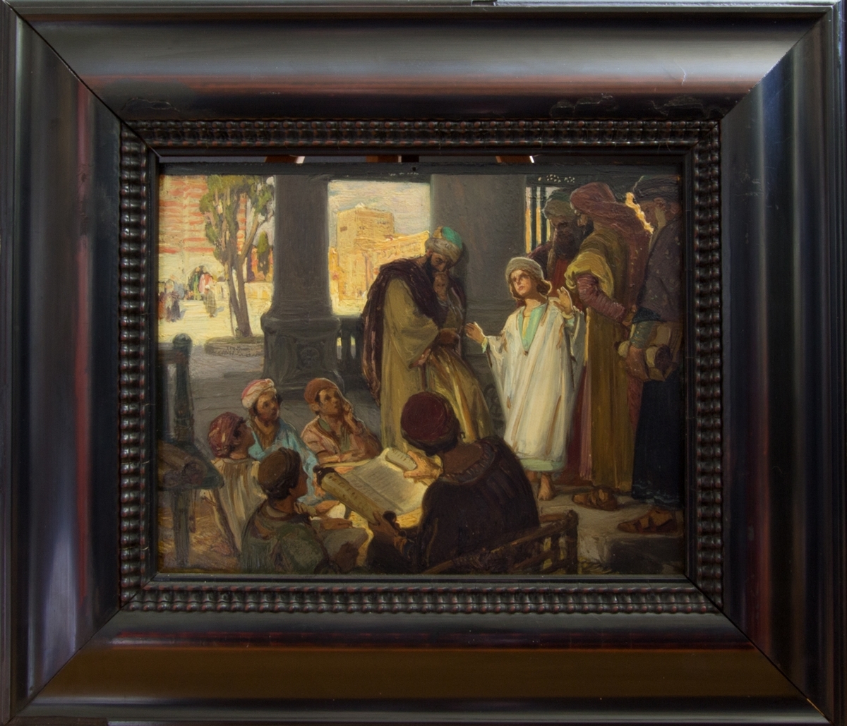 Jesus vid 12 års ålder i templet.