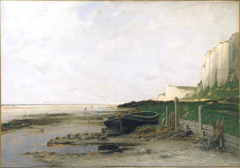 Kritklippor i Normandie