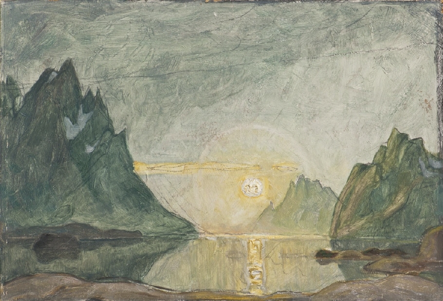 Midnattssol. Studie från Nordlandet
