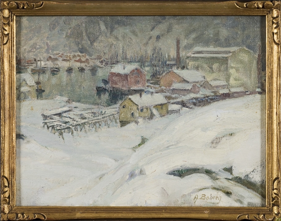 Gråväder. Studie från Lofoten