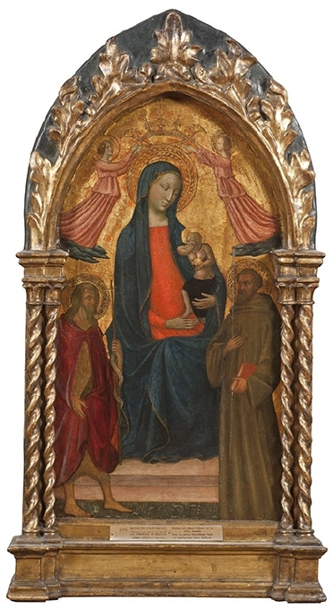 Madonna med barnet och Johannes döparen och den helige Franciscus