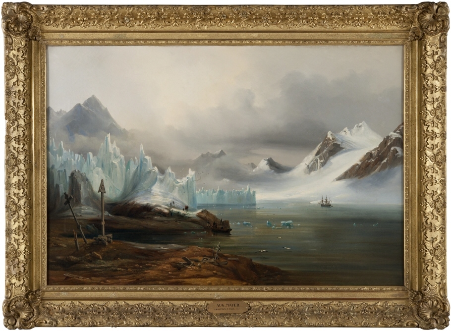 Strandbild från Spetsbergen