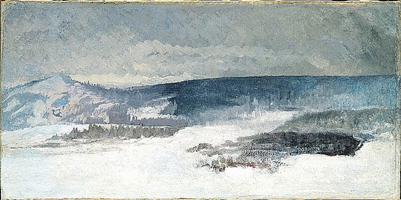 Norrländskt vinterlandskap