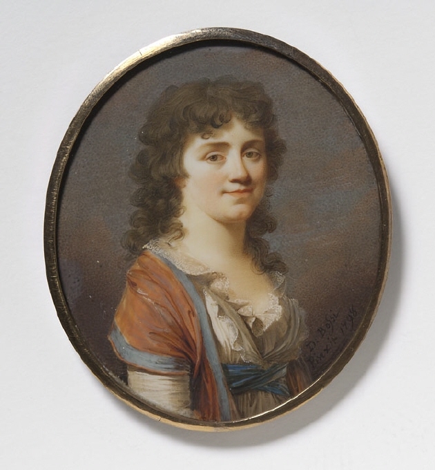 Ulrica Scharp (1743-1839), f Liedman by Giovanni Domenico Bossi