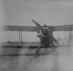 Flygplan Bristol 76 Jupiter Fighter med engelsk civilregistrering på Internationella luftfartsutställningen i Göteborg, 1923 (ILUG).