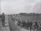 Mörekonflikten
Demonstration mot vräkningarna i Möre 8/9 1929. Uppe på stenmuren står Östra Smålands reporter.