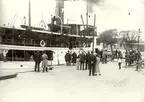 Kalmarsund I midsommarafton 1929 i Ölandshamnen, Kalmar.