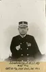 Porträtt av Johan Hjalmar Lindeberg, officer vid Västmanlands regemente I 18 och Intendenturkåren.

Se även bild AMA.0002355.