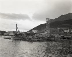 Bygging av Myre Fryseri i Øksnes ca. 1953