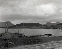 Bygging av Myre Fryseri i Øksnes ca. 1953