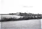 Vy från Kvarnholmen med Ängöbron 1905.