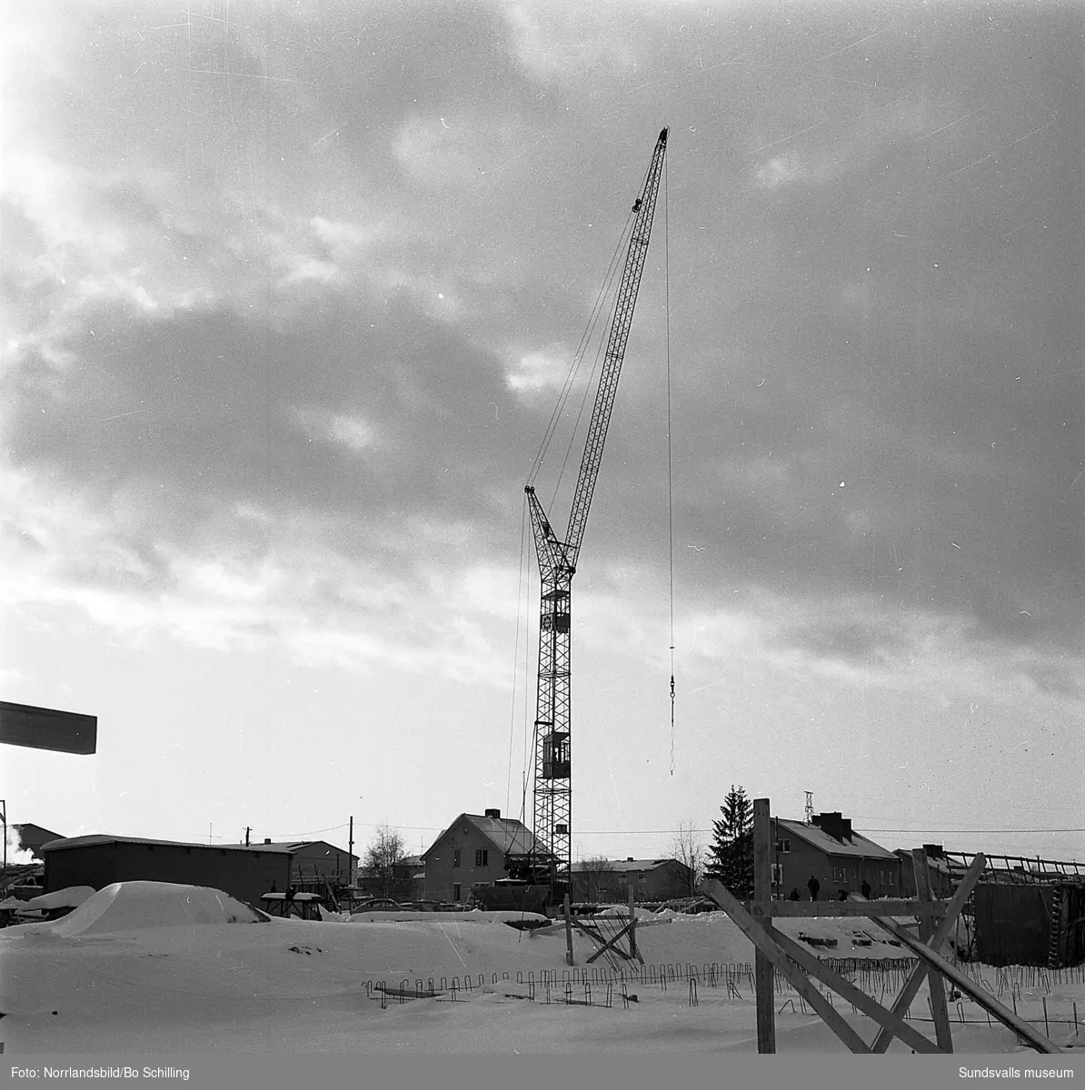 Byggbilder och exteriörer från bostadsområden i Granlo.