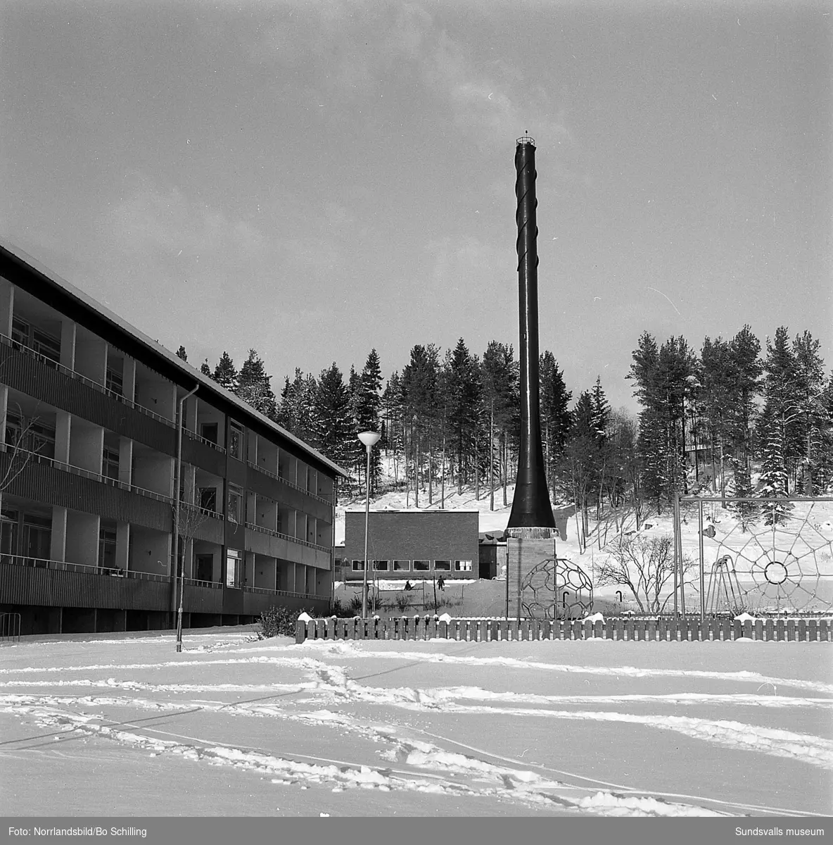 Byggbilder och exteriörer från bostadsområden i Granlo.