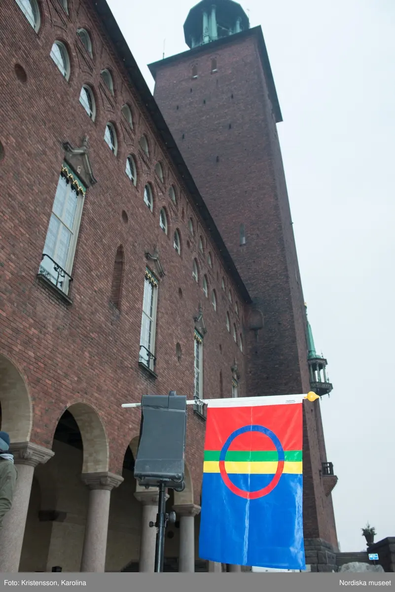Samernas nationaldag, 6 februari, firas vid Stockholms stadshus 2014.