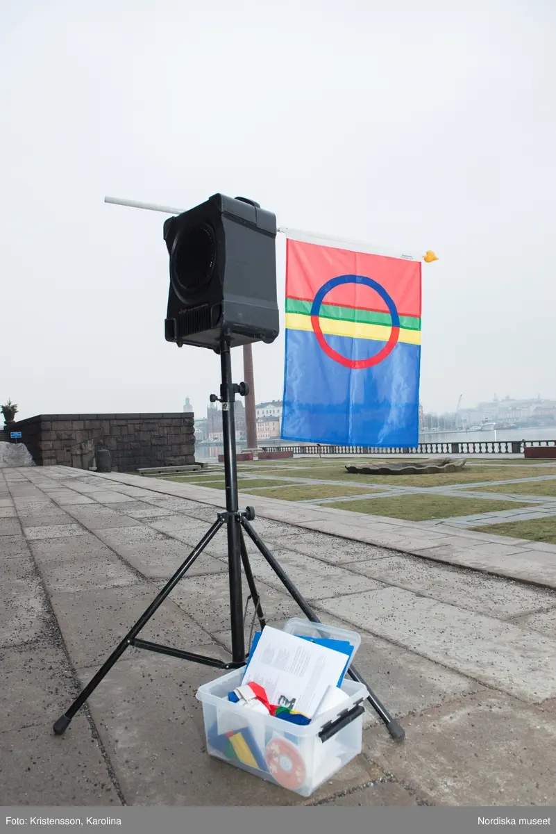 Samernas nationaldag, 6 februari, firas vid Stockholms stadshus 2014.