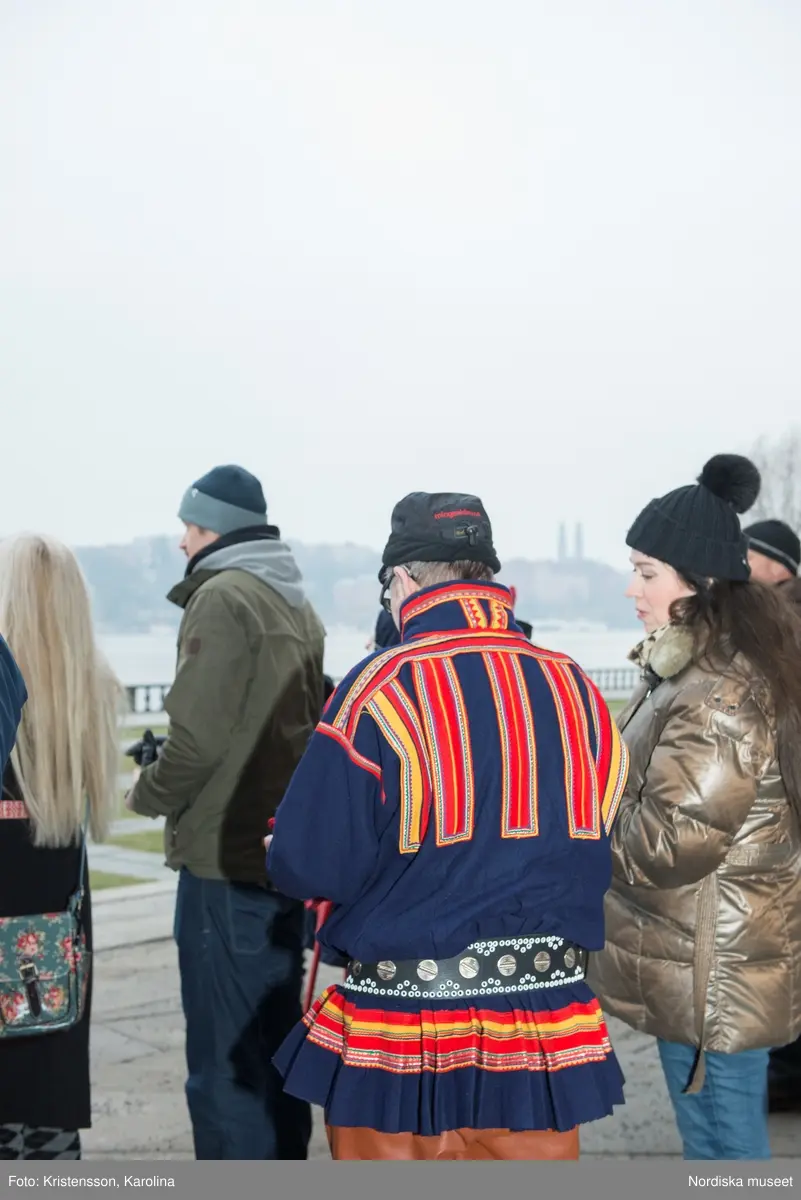 Samernas nationaldag, 6 februari, firas vid Stockholms stadshus 2014.