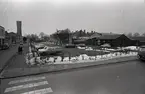 Bilparkering i hörnet Västra Sjögatan, Fiskaregatan, Kalmar.