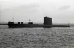 Ubåten HMS Oberon från Storbritannien, byggd 1961, på flottbesök i Kalmar.