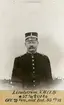 Porträtt av Viktor Hugo Lindström, officer vid Upplands regemente I 8 och Intendenturkåren.