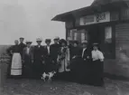 Bröderna Jönssons avsked vid Ölands Bäck 15/9 1912.