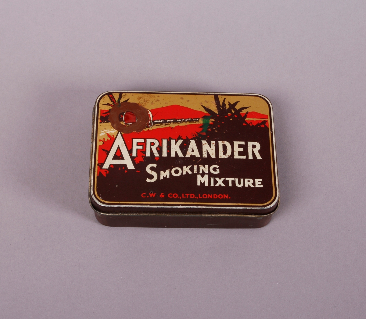 Afrikansk landskap. Kjerre med trekkdyr i bakgrunnen.