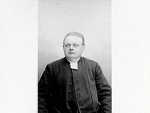 Mansporträtt. Kyrkoherde Peter Magnus Hjertstrand.