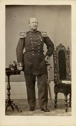 Porträtt av överstelöjtnant Mauritz von Krusenstjerna.