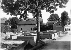 Grunden på Edhlunds nya bostad och fotoateljé, kvarteret Rådhuset, tomt 2 A, Östhammar, Uppland 1912