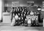 Skolklass i Kelinge skola, Valö, Uppland 1934