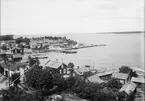 Öregrunds hamn från lotsutkiken, Uppland