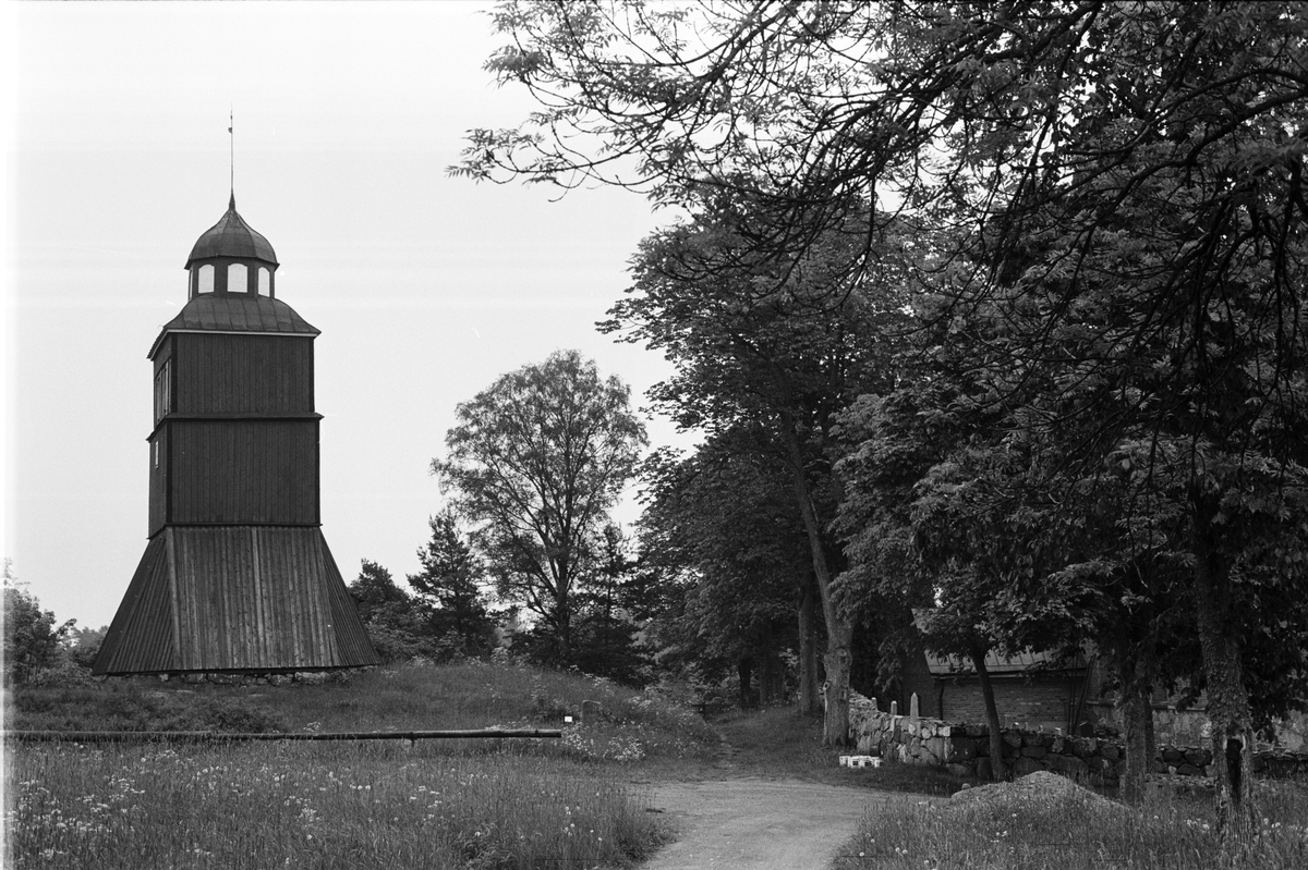 Klockstapel, Tuna 10:1, Tuna Kyrka, Tuna socken, Uppland 1987