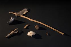 Kapten Elins trolltyg, som består av en mjölkhare, ett kohor