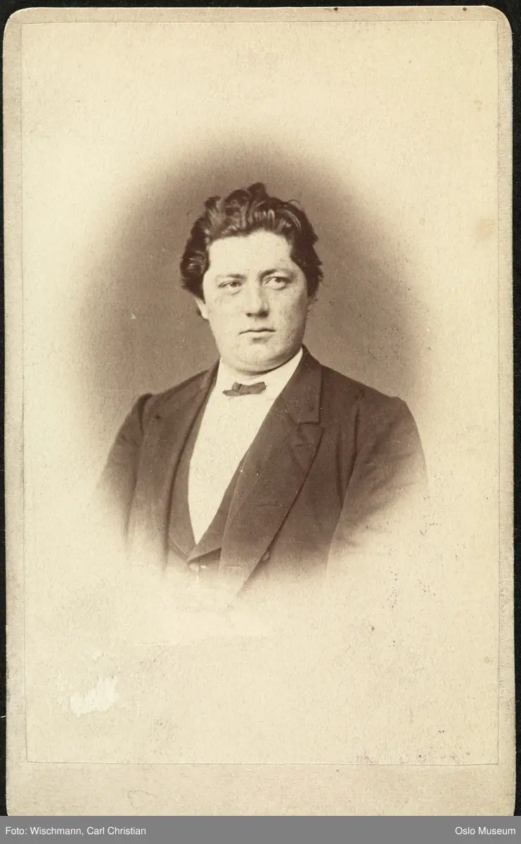 portrett, mann, skuespiller, vignettert brystbilde