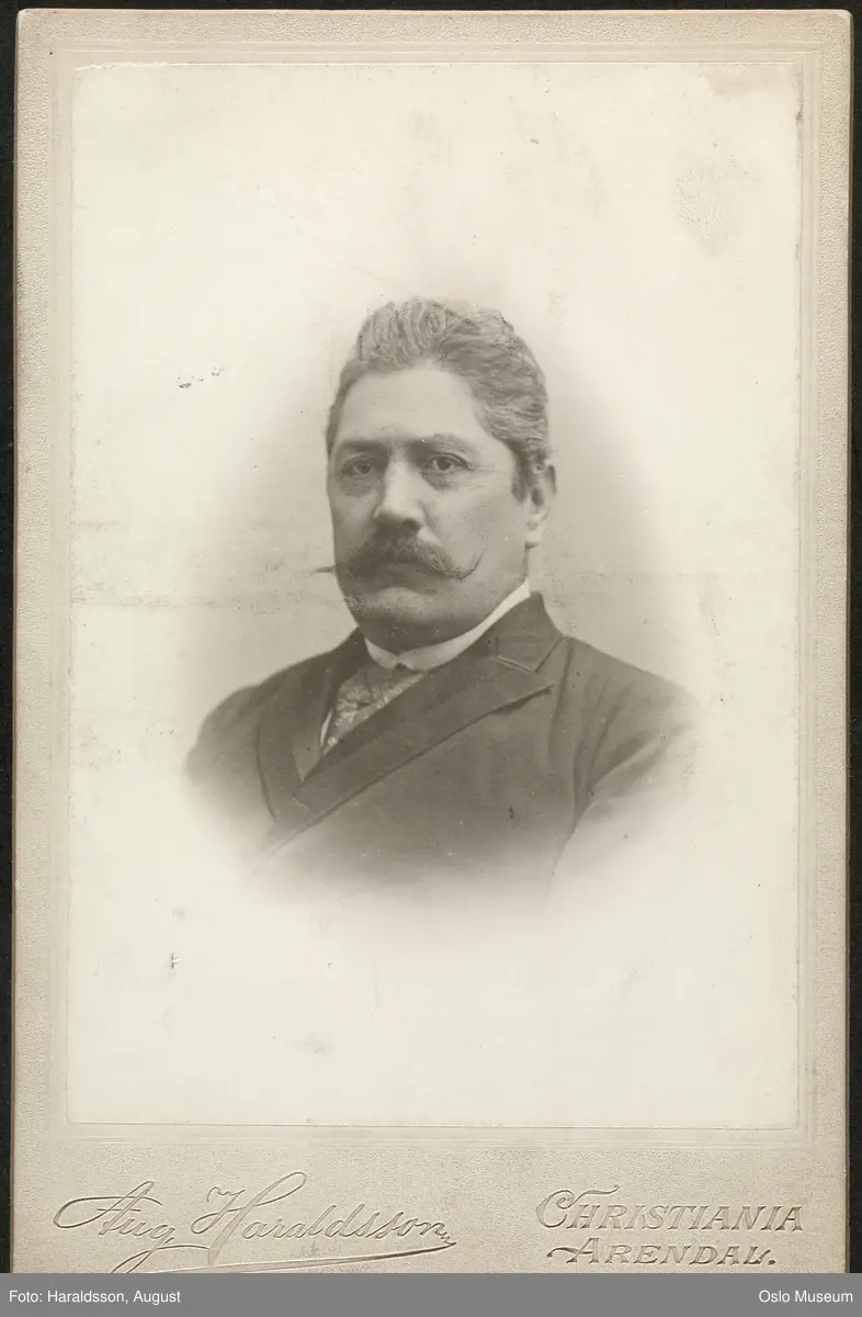 portrett, mann, skuespiller, vignettert brystbilde