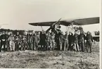 Flyget i Karlsborg innan F6. Flygstyrka på Karlsborgsfältet 1934.