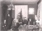 Borgerlig interiör runt sekelskiftet 1900.