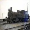 Gammalt lok på Borgholms station 16/1 1962.