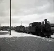 Ånglok vid Borgholms järnvägsstation 1/2 -62.