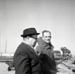 Arbete vid Grankullaviks hamn 8/4 1963.