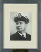 Porträttfotografi av Christer Egerström, chef för F 2 Roslagens flygflottilj 1929-1932. Inramat foto.