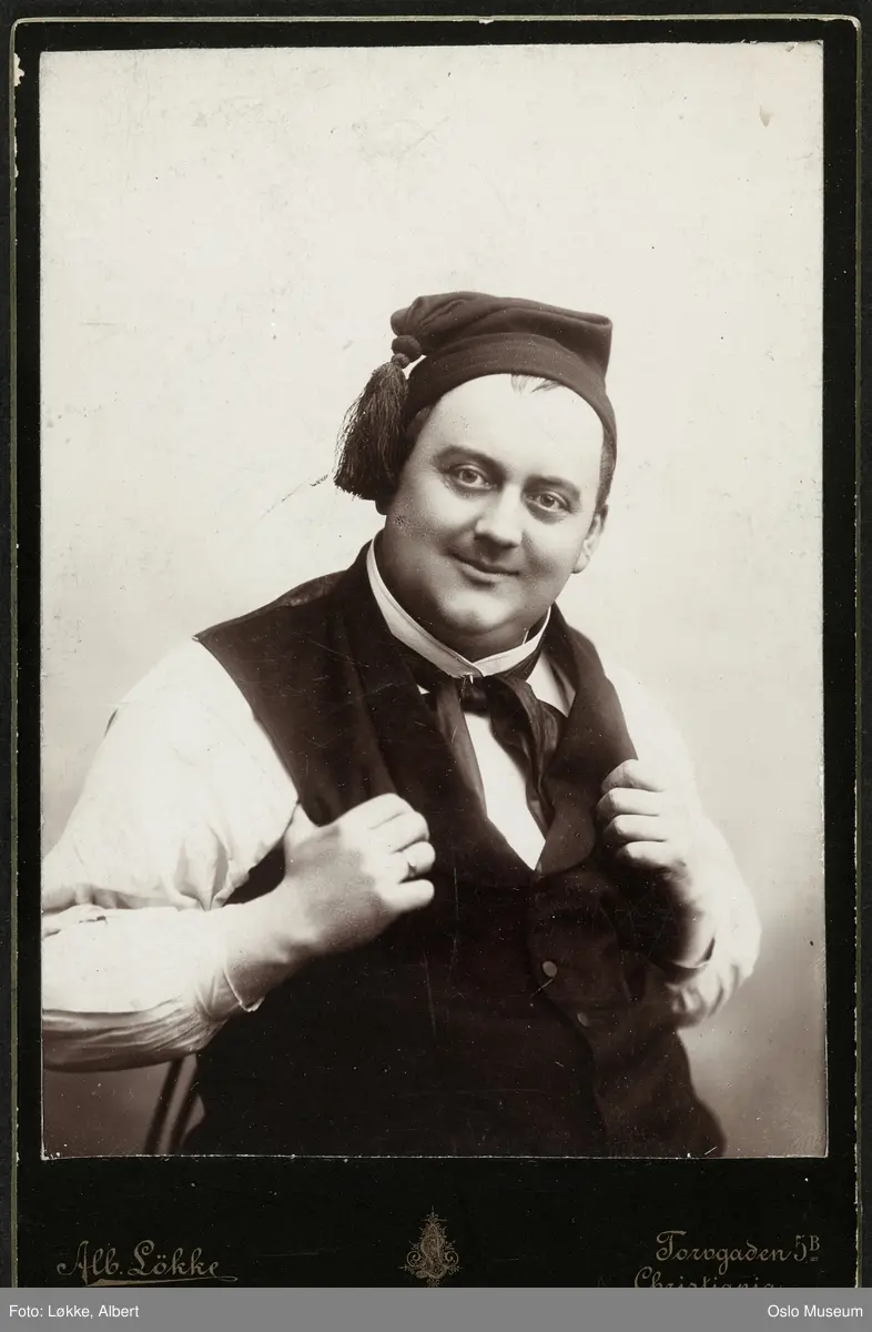 portrett, mann, skuespiller, rollebilde, halvfigur, kostyme