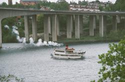 Drottningholm u Essingeleden maj 76