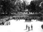 Jubileum 50 års, A 6. Regementet uppställt i Rådhusparken.