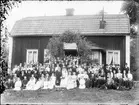 Bröllop i Björnäs på Söderön, Börstils socken, Uppland 1920