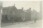 Hörnet Kaggensgatan - Fiskaregatan
Slutet av 1920-talet.

Poliskonstapel Josef Karlsson?