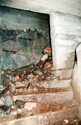 Foto fra kanonstilling i Hauggata 43 - 45 på Kirkelandet i K