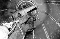 Foto fra kanonstilling i Hauggata 43 - 45 på Kirkelandet i K