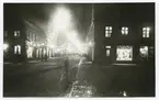 Storgatan i Kalmar från Larmtorget omkring 1925.