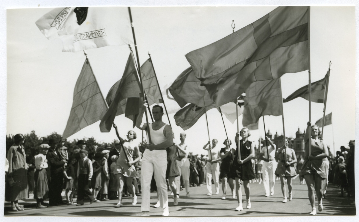 Gymnastikens dag i Kalmar 1930-1940.